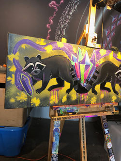Live Paint @ Purple Couch Studios