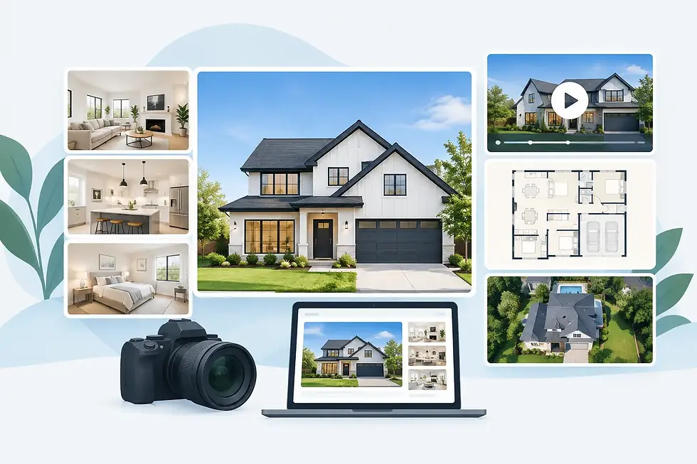 Real Estate Media Bundle Example for Listings