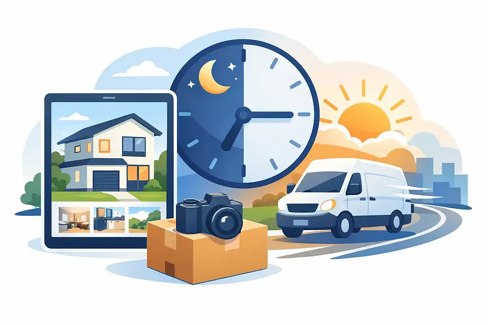 Listing Photos With Next-Morning Delivery Example