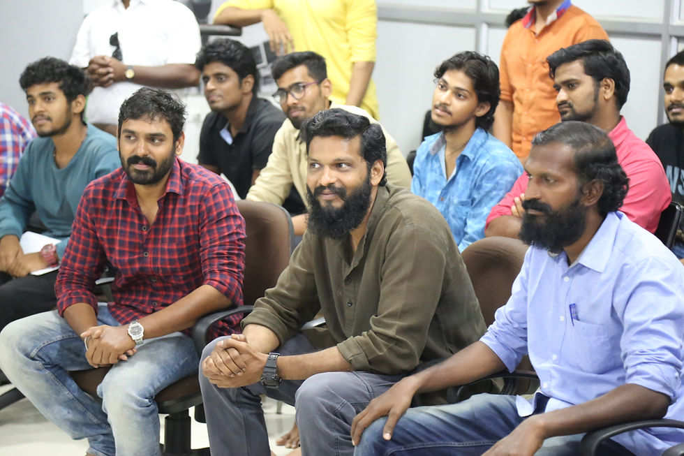 Our team during students performance session