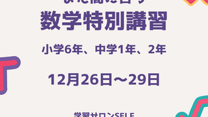 まだ間に合う数学特別講習