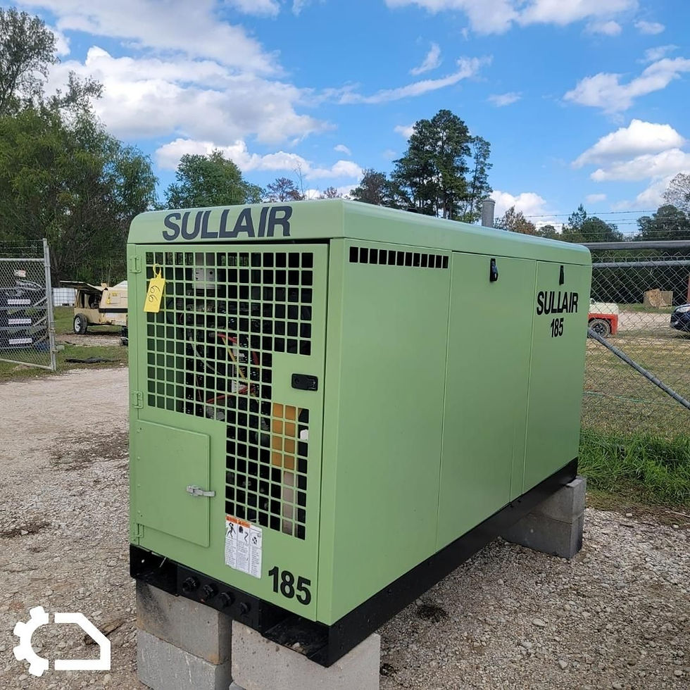 Thumbnail: SULLAIR 185 JD Stationary Air Compressor
