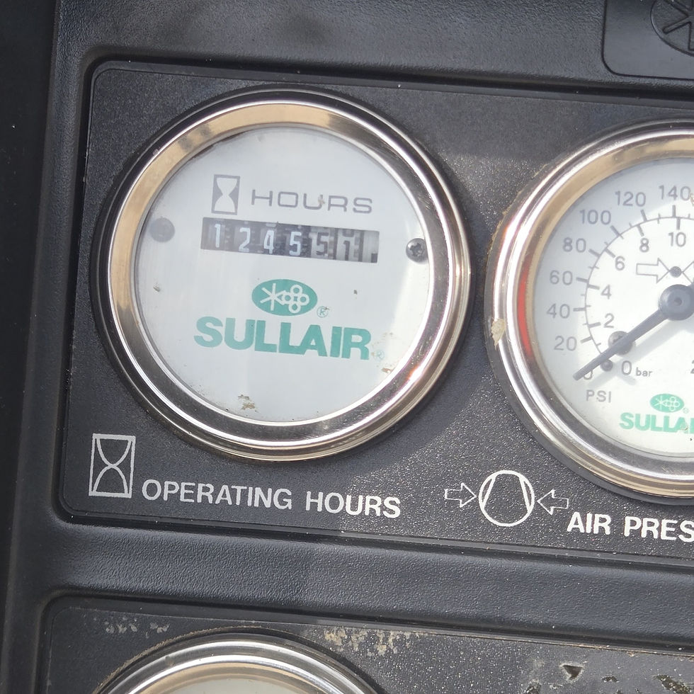 Thumbnail: Sullair 185CFM -  Air Compressor John Deere 4024T