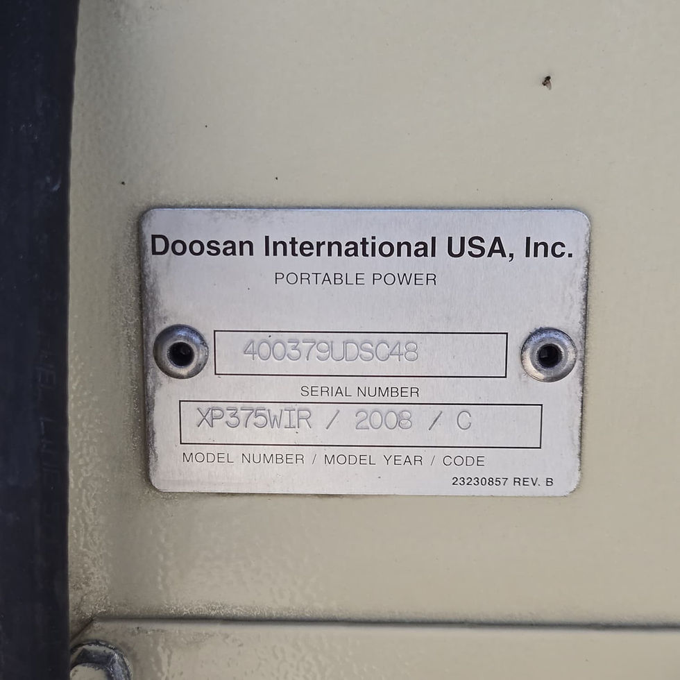 Thumbnail: DOOSAN XP375WIR - Portable Air Compressor