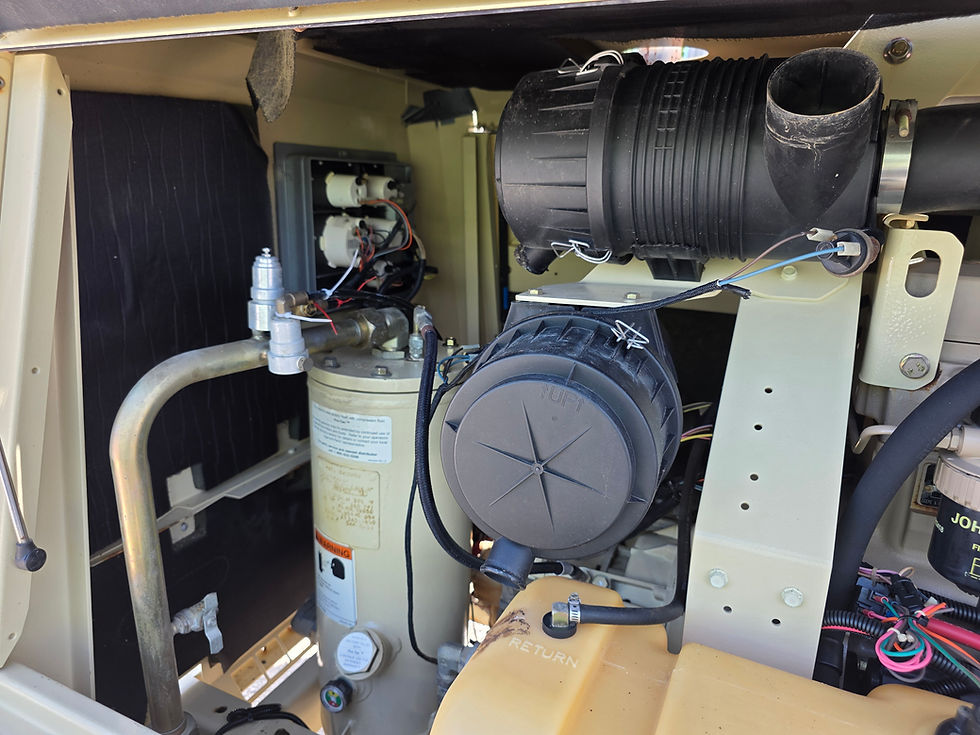 Thumbnail: Ingersoll Rand 185CFM - 125PSI Portable  Air Compressor