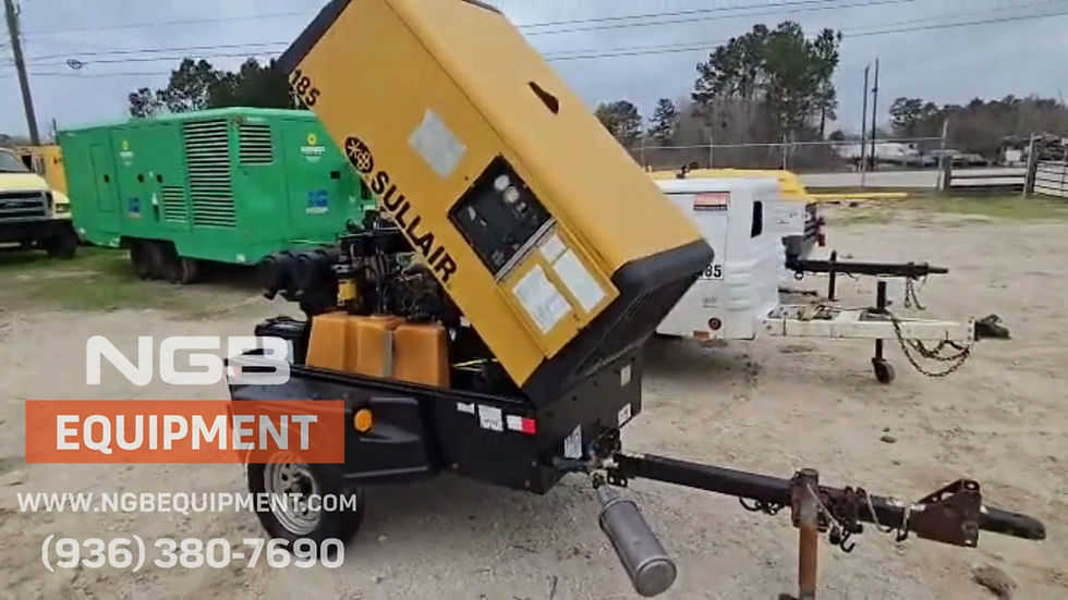 Thumbnail: Sullair  185 CFM  Portable Air Compressor- Low hours