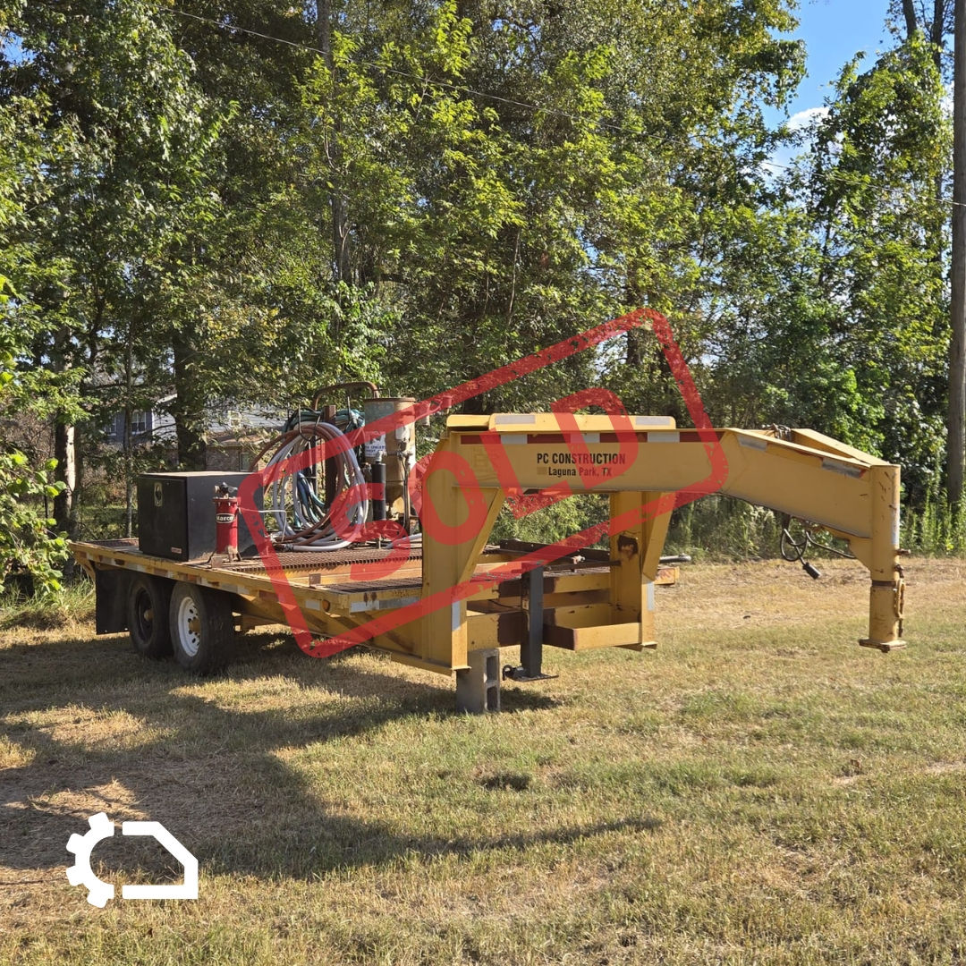 Trailer 16ft  + pot sandblasting equipment CLEMCO 1648HP