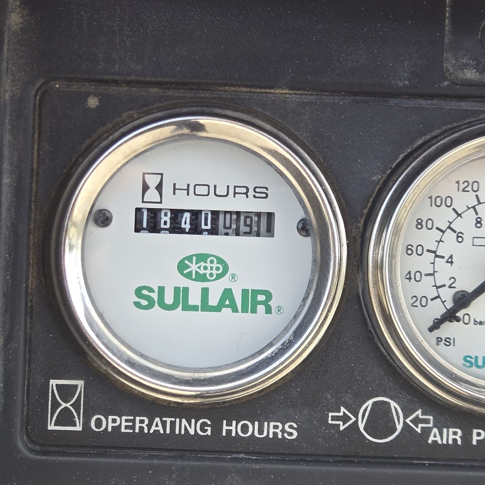 Thumbnail: Sullair 185 CFM Air Compressor - John Deere engine 4024T