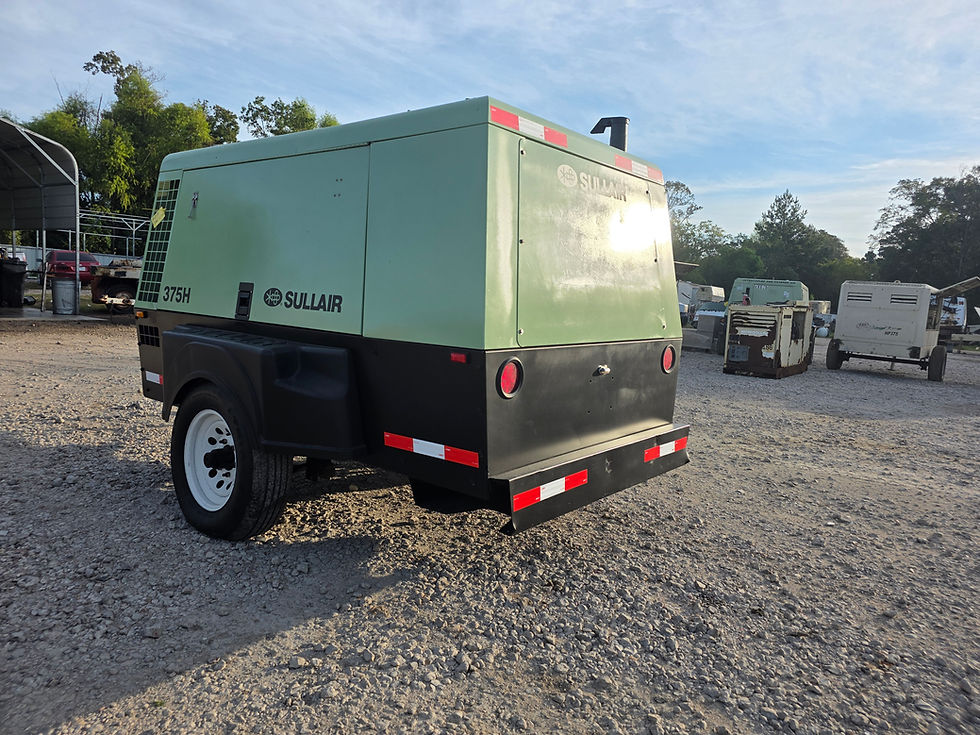 Thumbnail: High Pressure Air Compressor Sullair 375 CFM – 150 PSI – John Deere 4045H