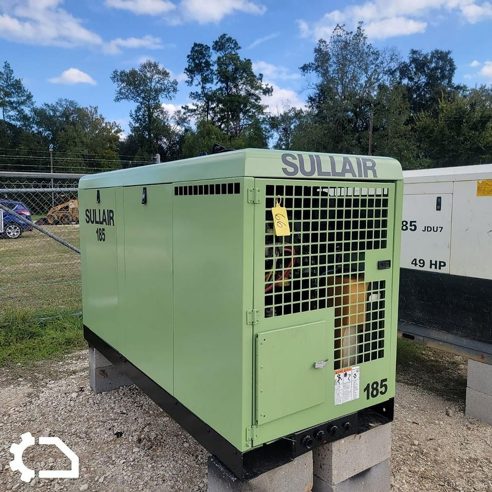 Thumbnail: SULLAIR 185 JD Stationary Air Compressor