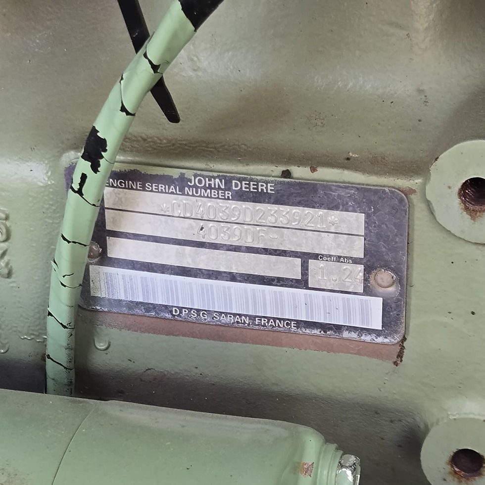 Thumbnail: Sullair 185 CFM  Portable Air Compressor- John Deere Engine