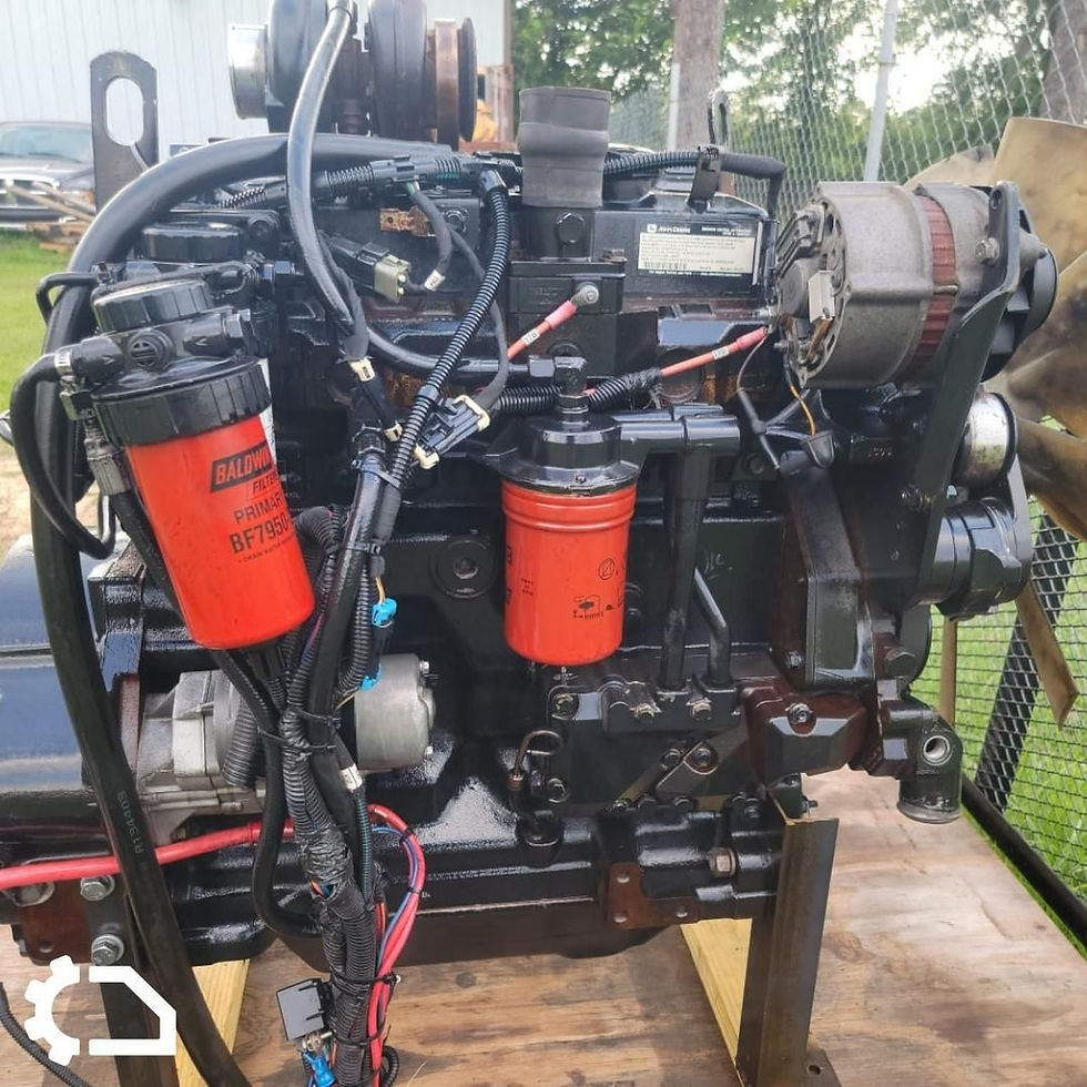 Thumbnail: ENGINE JOHN DEERE 4045HF285C  Turbocharged