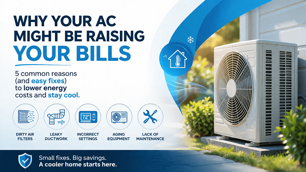 Why Your Air Conditioner Is Increasing Your Energy Bills (And How to Fix It)