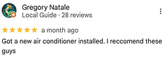 5 star google review