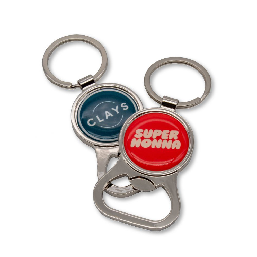 Bottle Opener Alloy Injection Keyring (UK Stock)