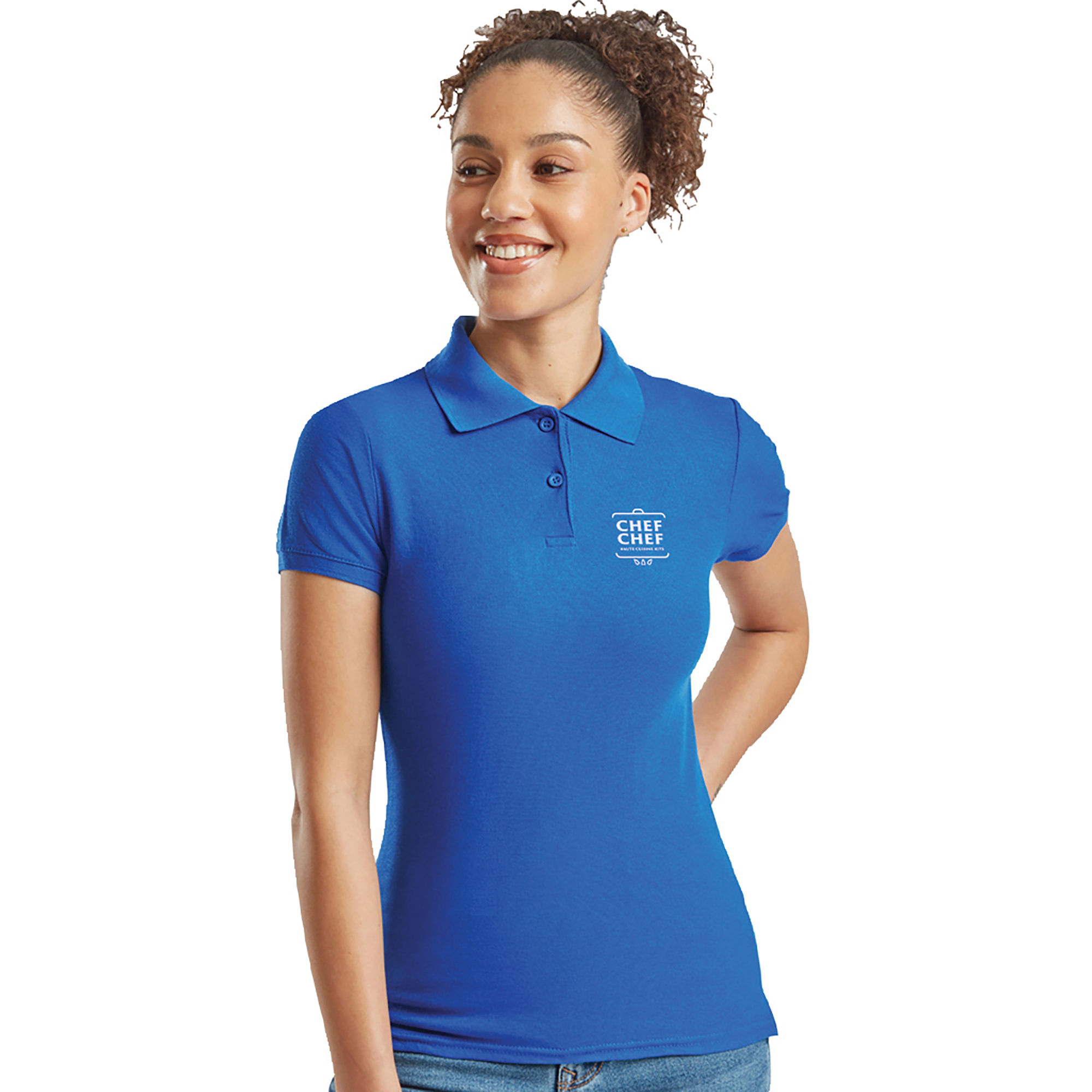 Branded Women's 65/35 Polyester And Cotton Polo Shirt