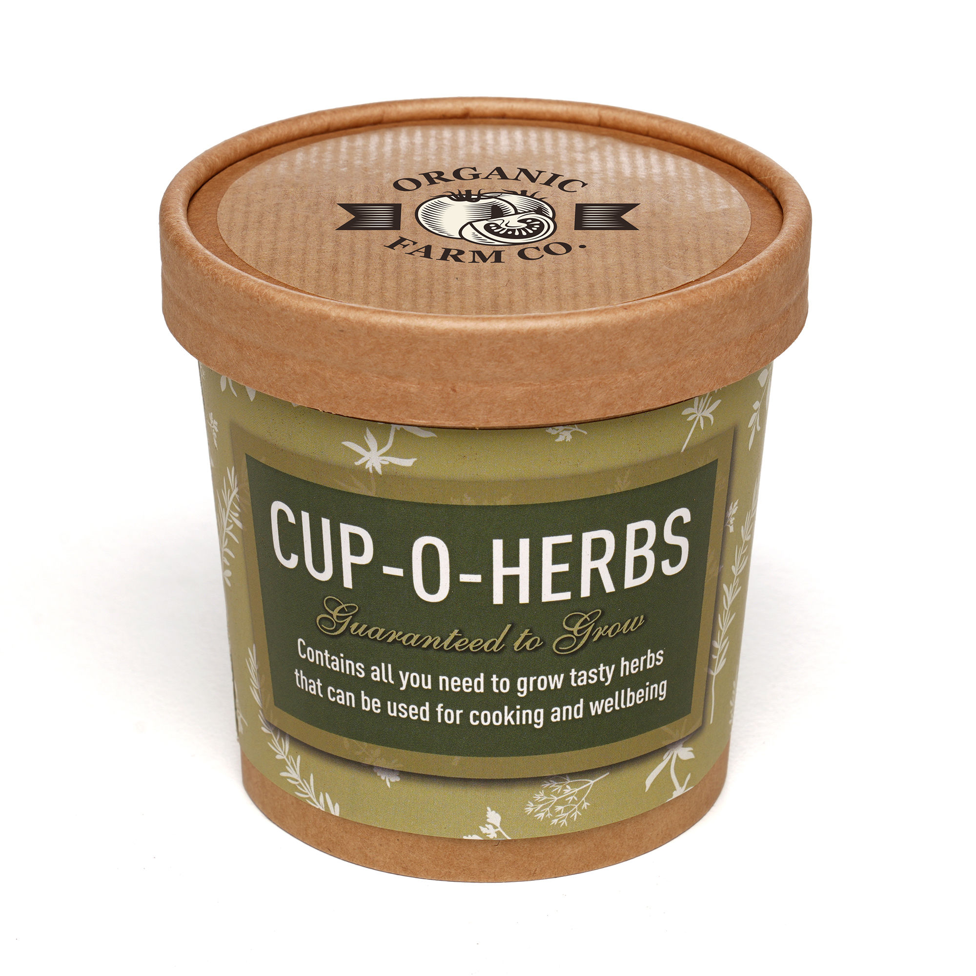Personalised Natural Cup-O-Herbs Grow Kit