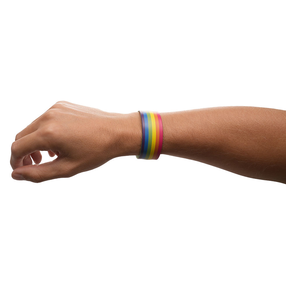 Thumbnail: Snap Bands Silicone Wristband