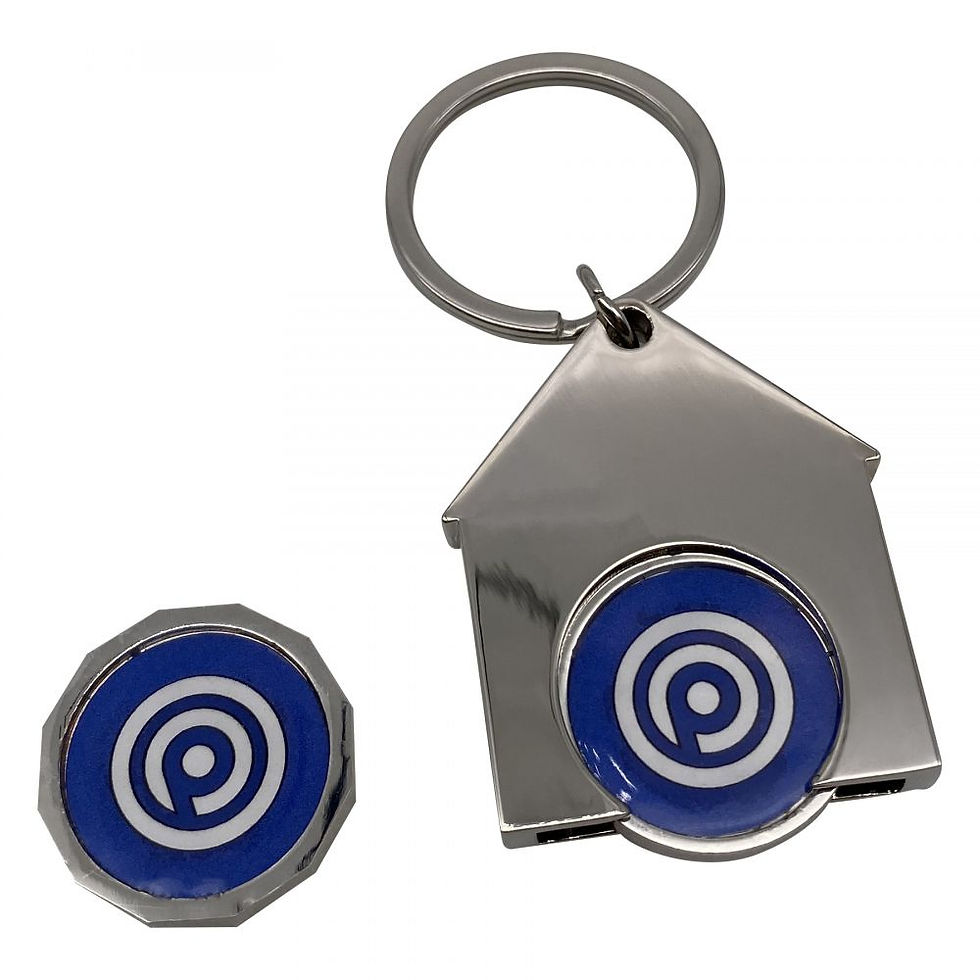 Thumbnail: House Shaped Trolley Coin Holder (UK Stock)
