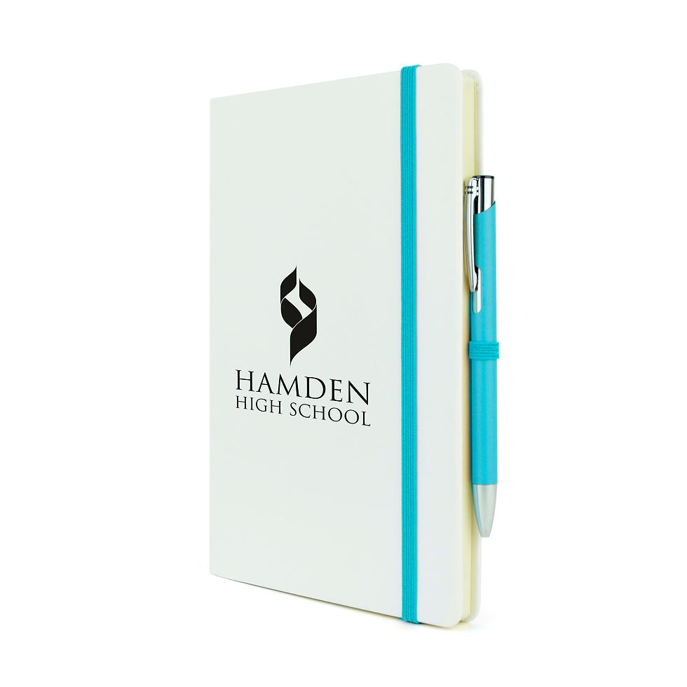 Thumbnail: A5 White PU Notebook