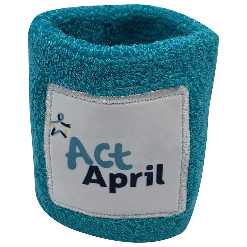 Thumbnail: Towelling Sweatband (Cotton)