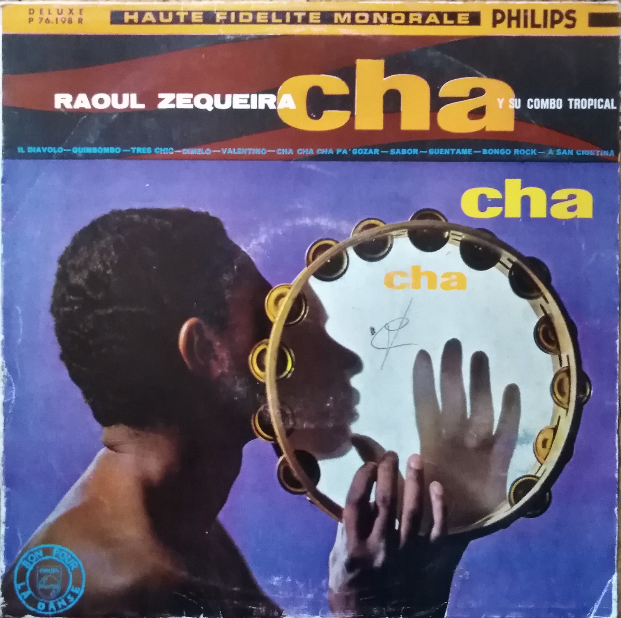 Raoul Zequeira Y Su Combo Tropical ‎– Cha Cha Cha 10'' (Philips)