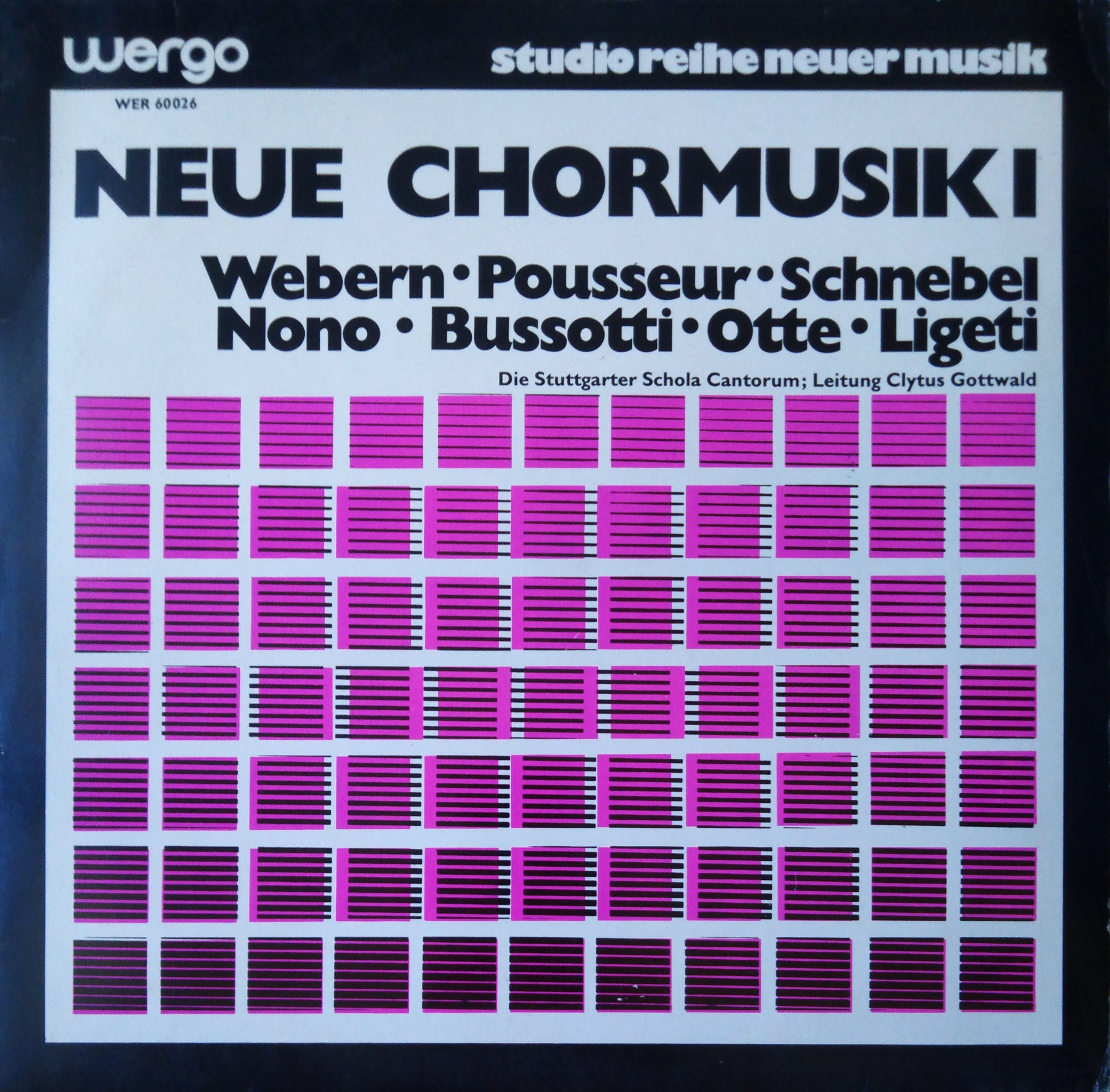 Neue Chormusik I (Wergo)