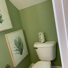 Bathroom interior painted by Feverish Pace Painting in Babcock Ranch