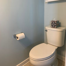Bathroom interior painted by Feverish Pace Painting in Babcock Ranch