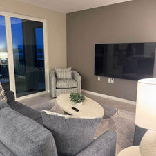 TV Media Room interior painted by Feverish Pace Painting in Babcock Ranch