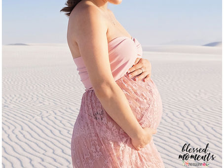 White Sands Maternity session for Gianna