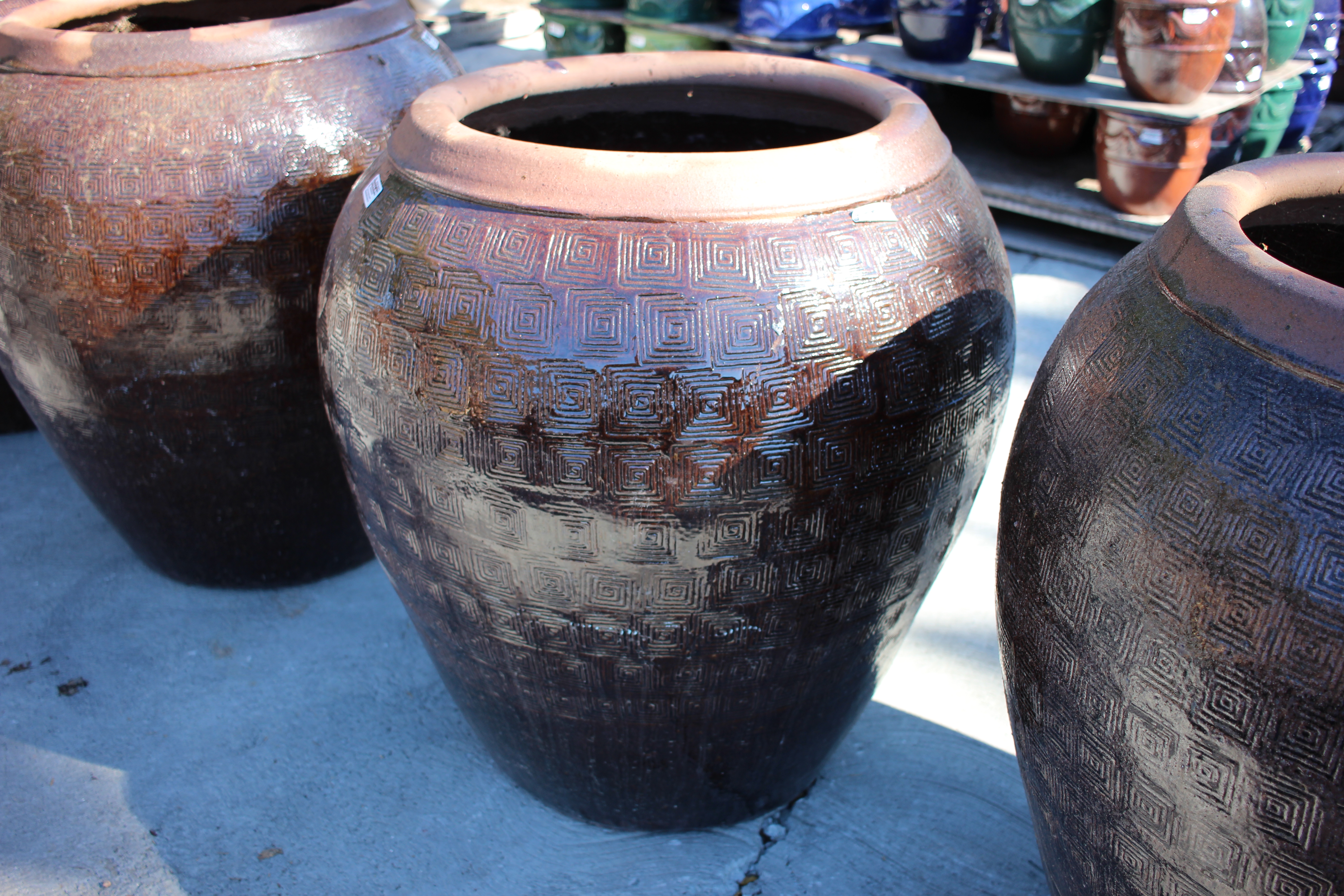 Embossed Key Jar