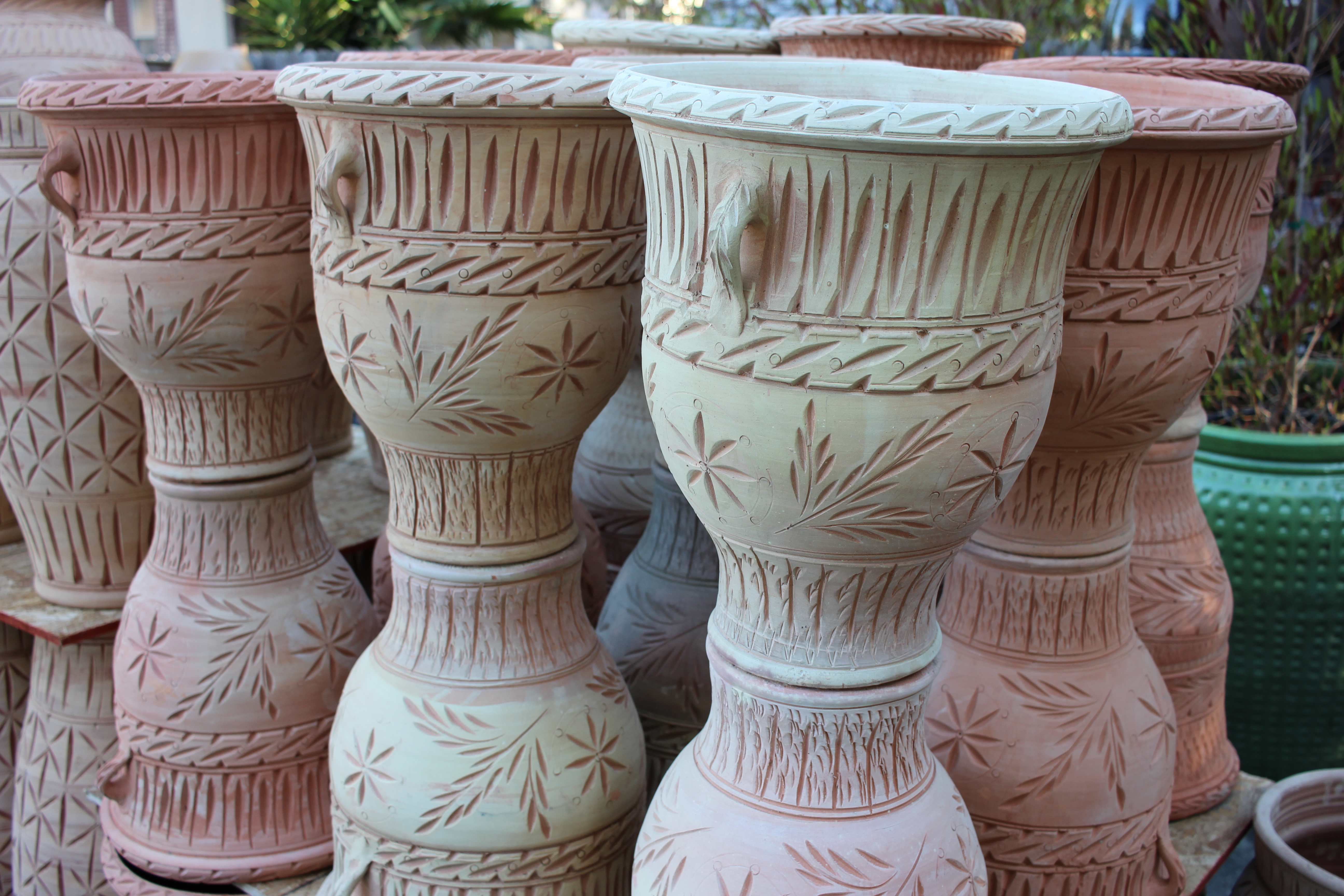 Wheat Vase with Handles