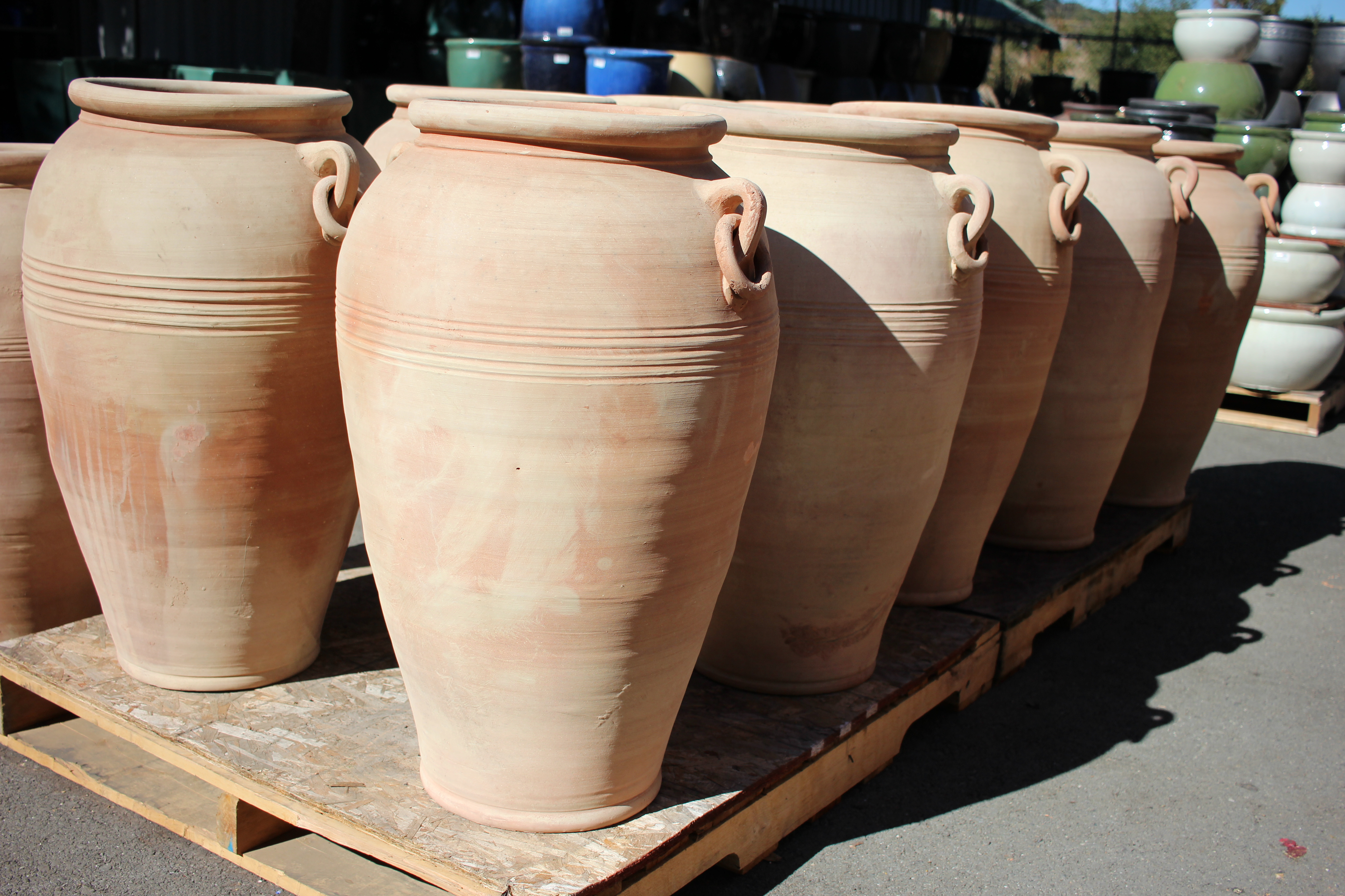 Lined Vase with Rings