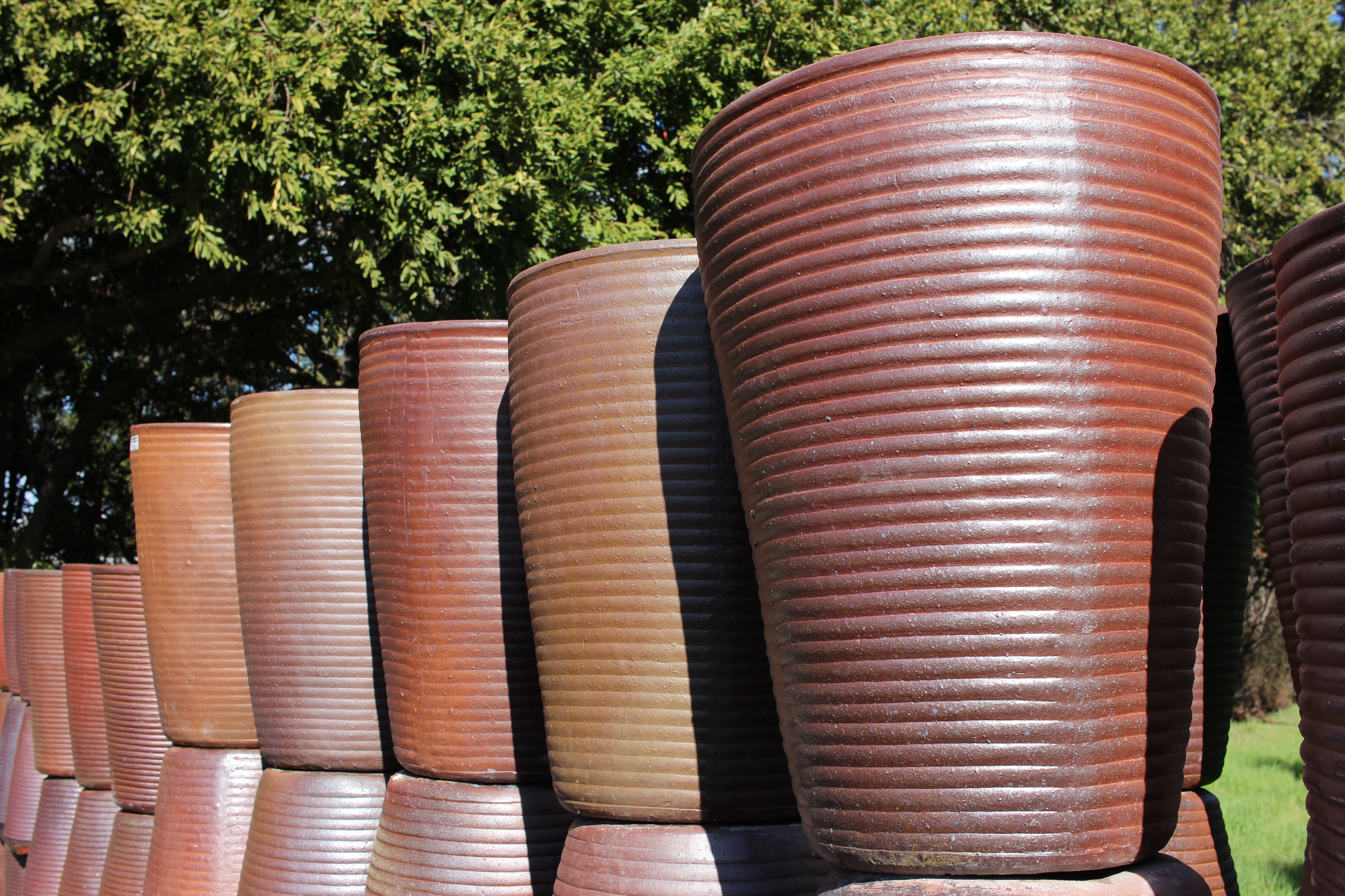 Tall Round Ribbed