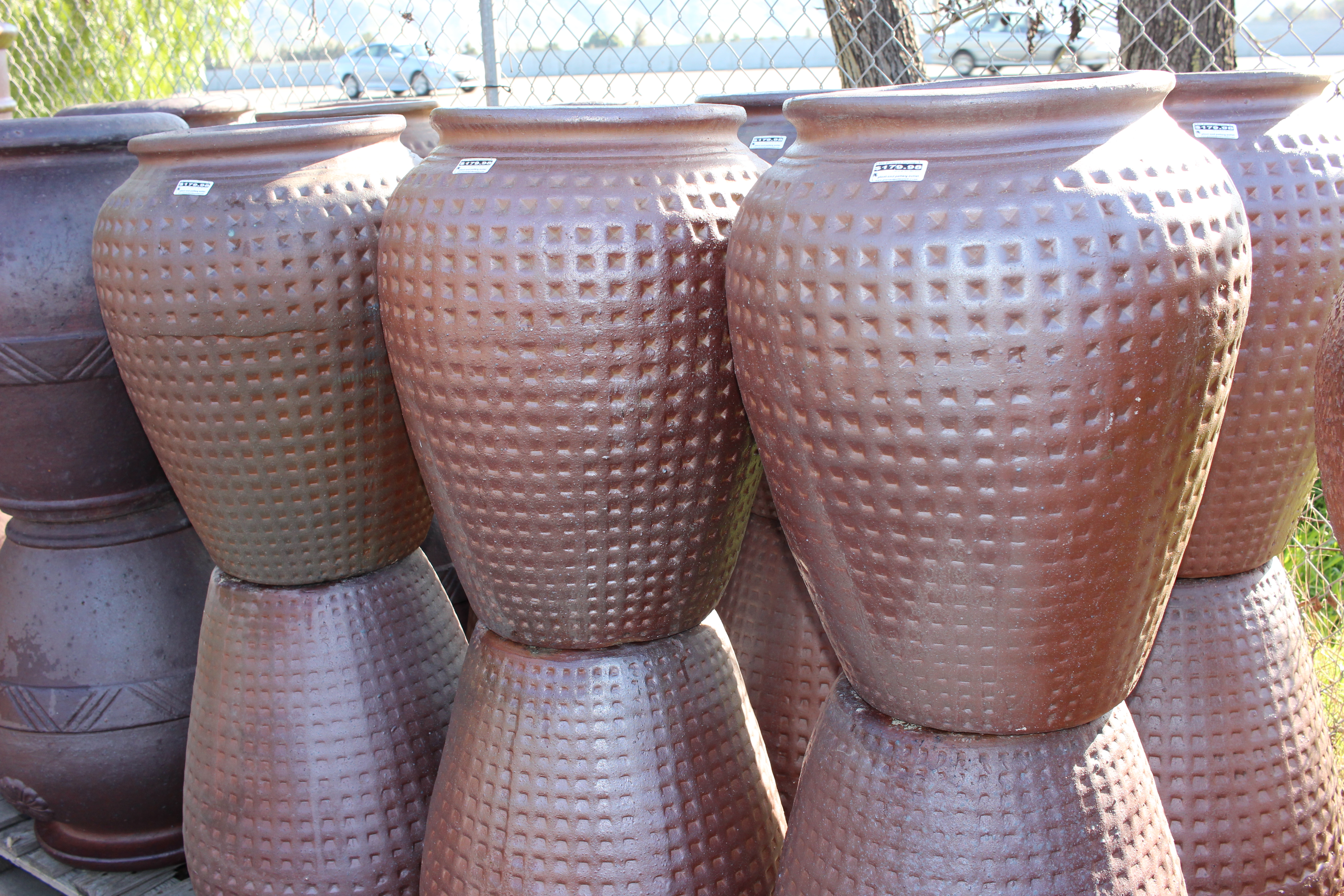 Dimpled Water Jar (Small Shown)