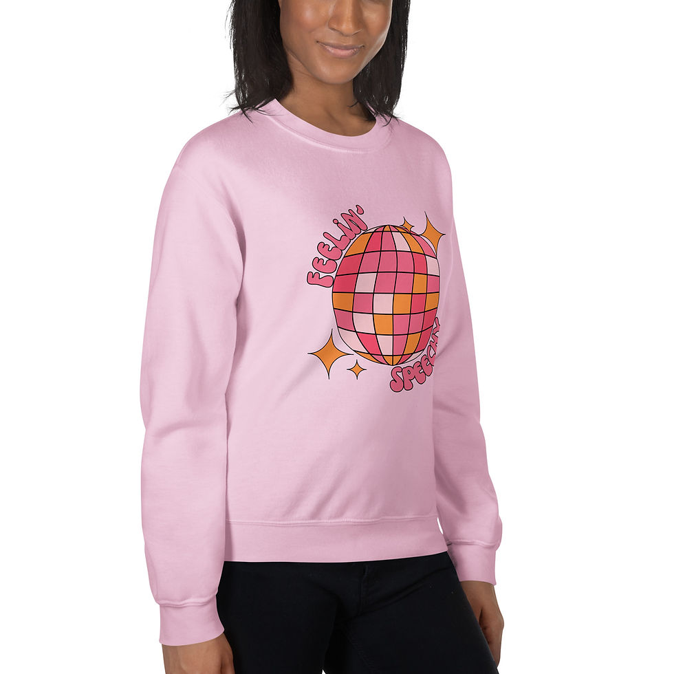 Thumbnail: Feelin' Speechy Disco Ball Sweatshirt
