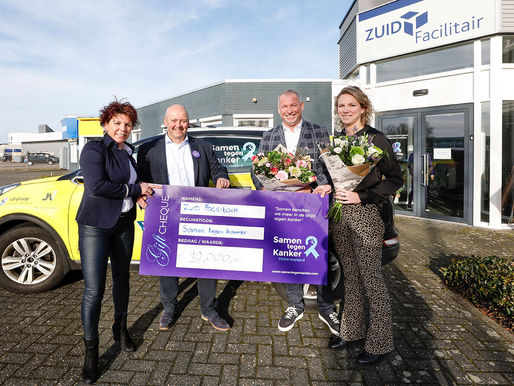 Arjan en Jennifer schenken ‘opbrengst’ poolrally aan ‘Samen tegen Kanker’