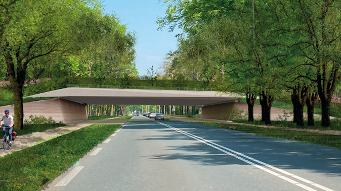 Natuurbrug ontworpen vanuit perspectief mens én dier
