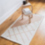 light rose accent rug