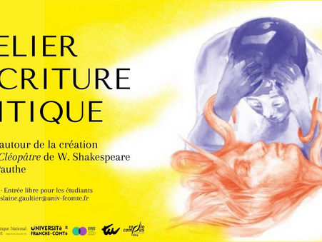 Nouvel atelier · Écriture critique 