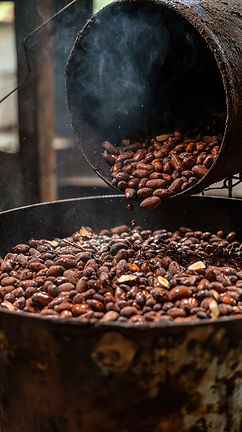 roasting-cacao-beans-large-metal-drum-creates-rich-aroma-deep-flavors-process-involves-car