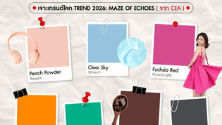 7 เทรนด์สีปี 2026 จาก CEA — สีที่จะมาแรงและต้องจับตาในปีหน้า