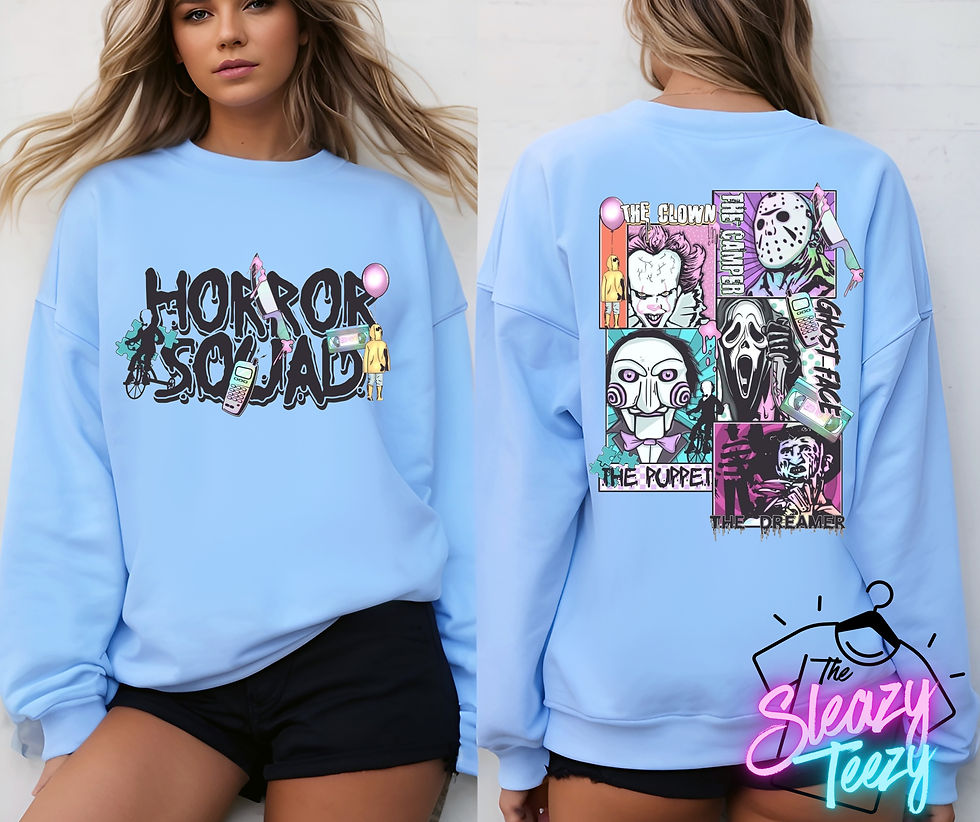 Thumbnail: Horror Squad- Women’s Crewneck Sweatshirt 