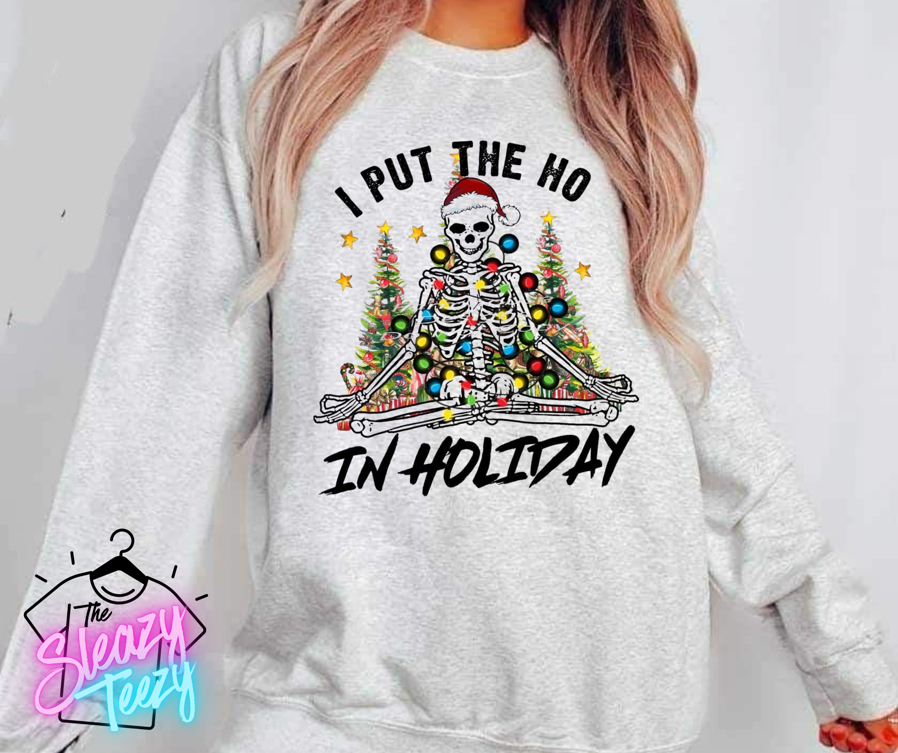 Put the Ho in Holiday - Women’s Crewneck Sweatshirt 