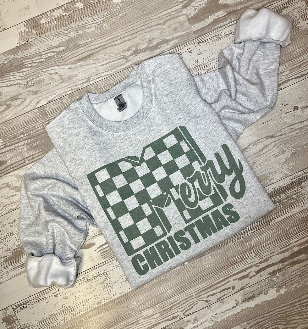 Thumbnail: Merry Christmas- Adult Unisex Crewneck OR hooded Sweatshirt 