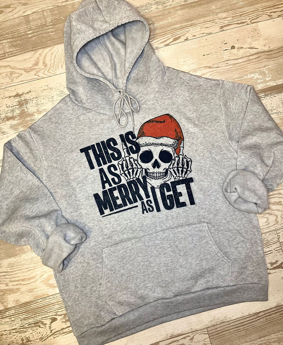 Thumbnail: As Merry as I Get- Adult Unisex Hooded Sweatshirt