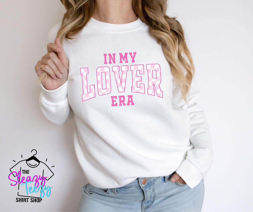 In my Lover Era- Women’s Crewneck Sweatshirt (solid & bleached options)