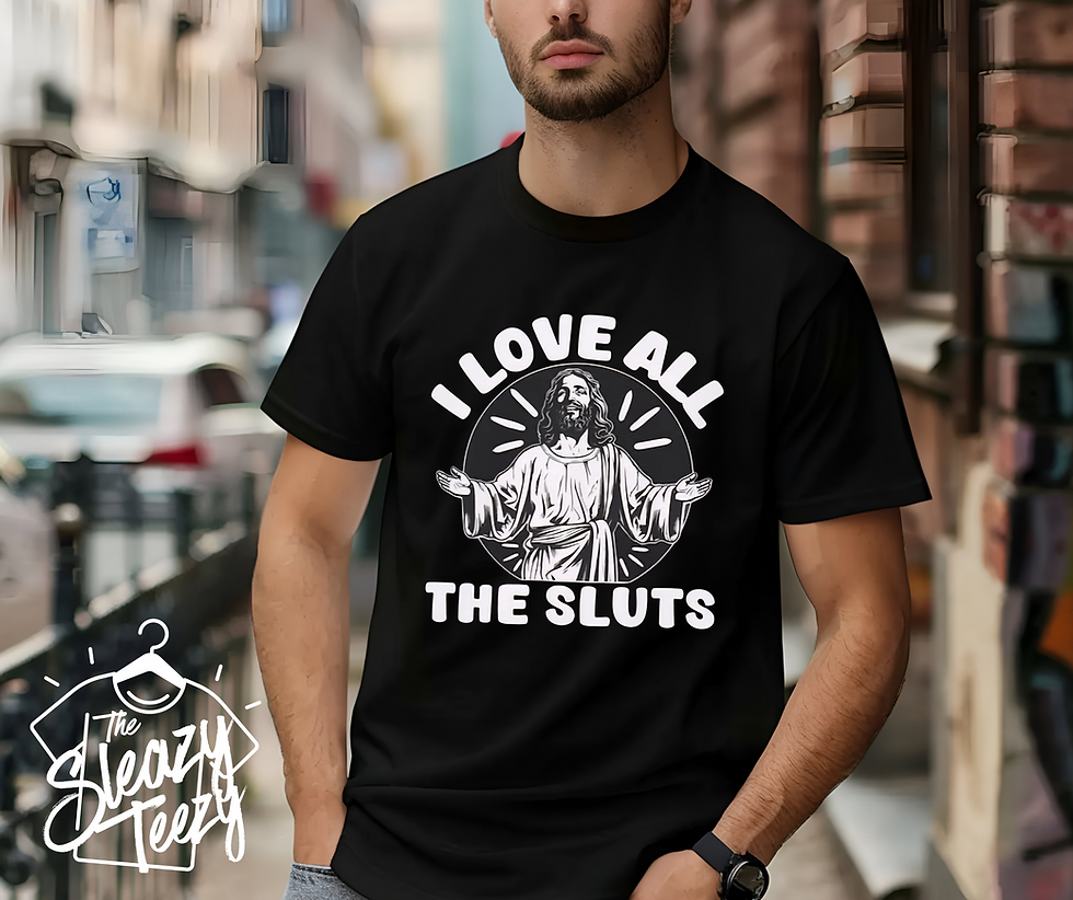 Thumbnail: All The Sluts - Men’s Short Sleeve Crewneck Tee