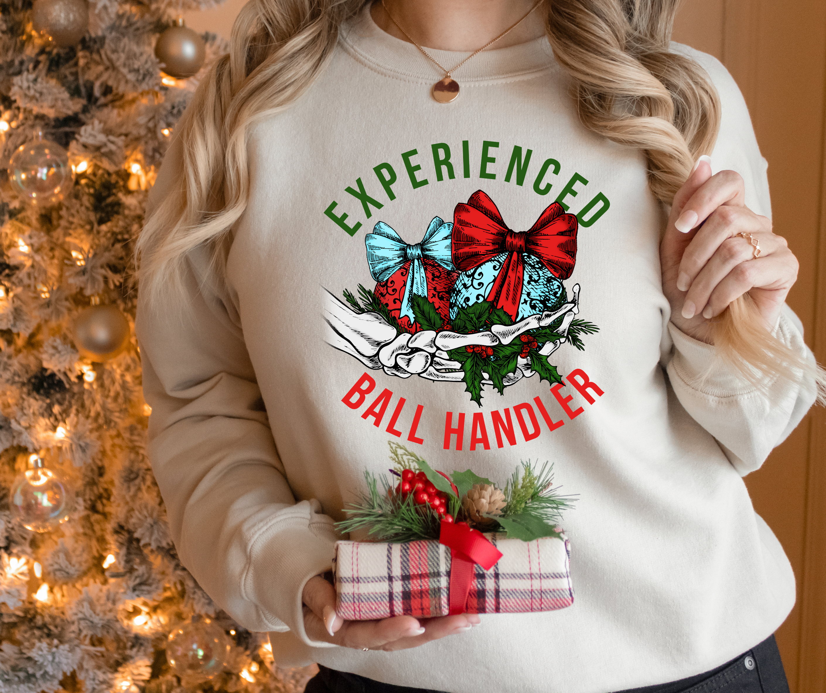 Experienced Ball Handler- Adult unisex crewneck sweatshirt